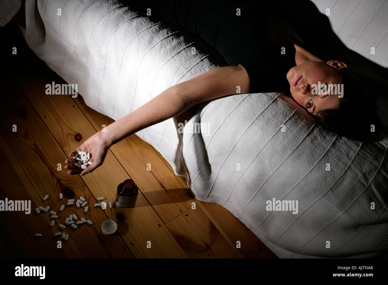 L'abus des drogues de suicide (ita) samaritains Comprimés comprimé Banque D'Images