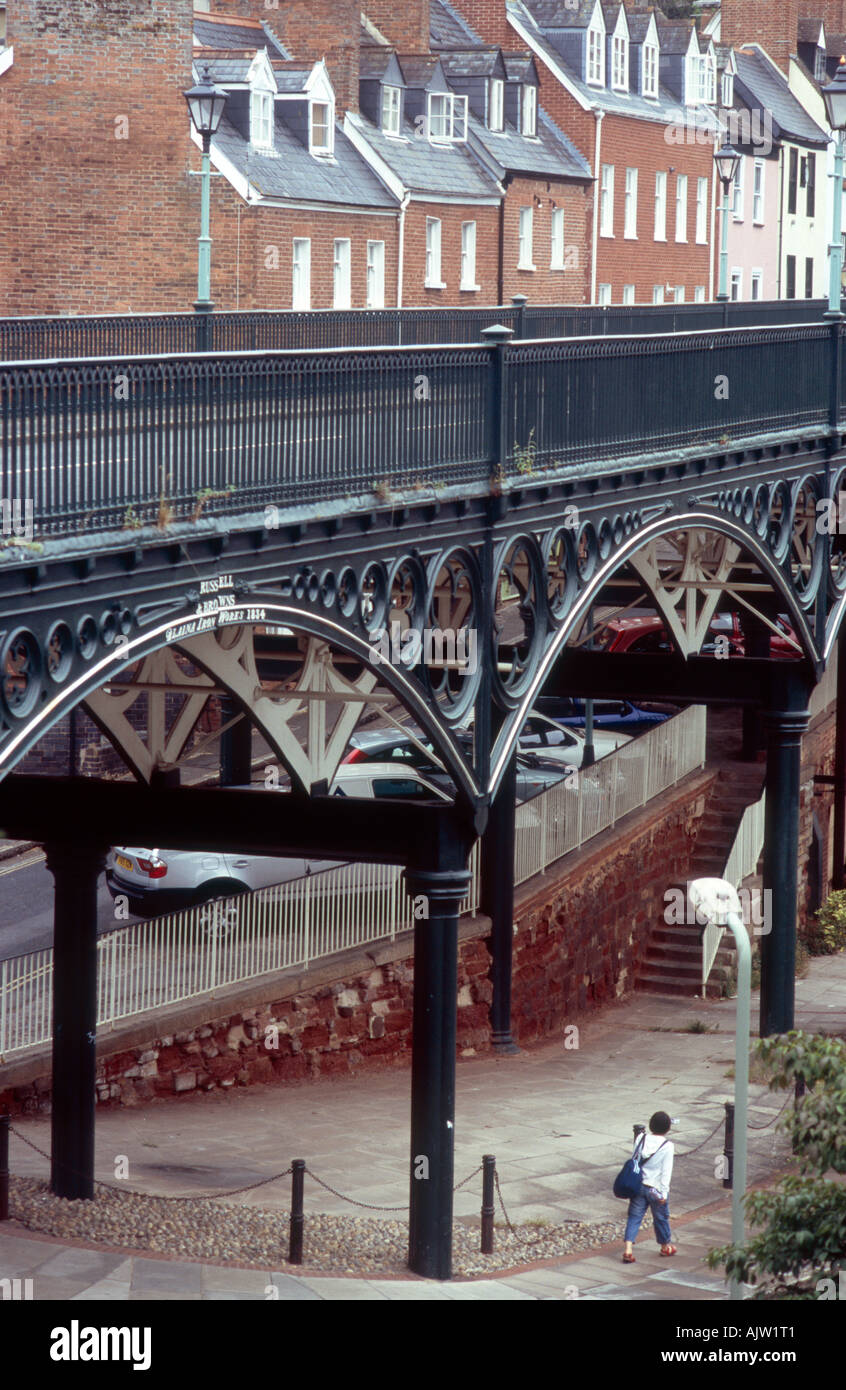 Le pont de fer, Devon Banque D'Images