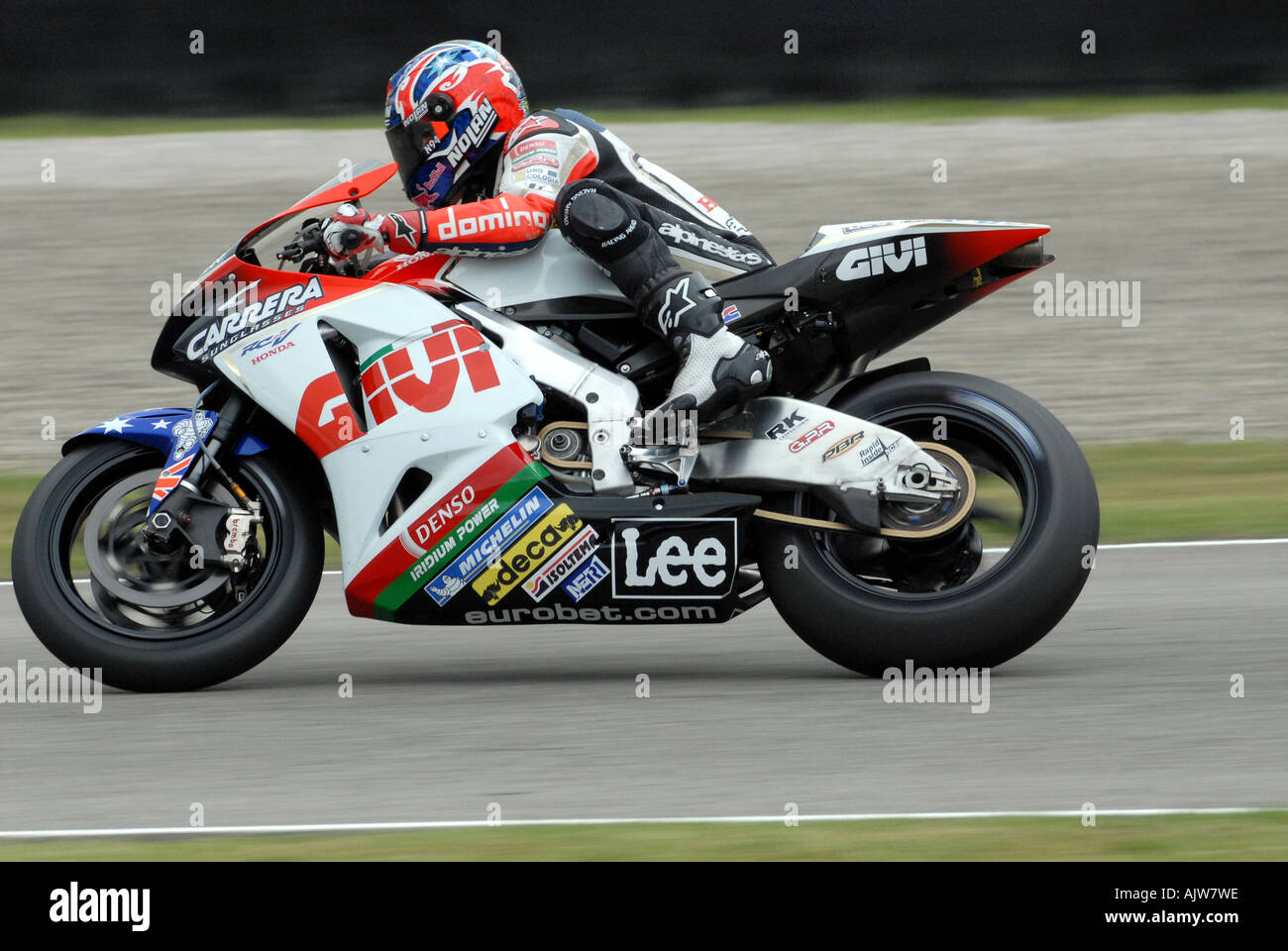 Australien Casey Stoner motogp rider Banque D'Images