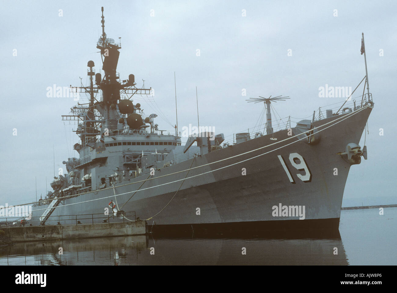 Navire de guerre de la Marine américaine Leith Edinburgh. Banque D'Images