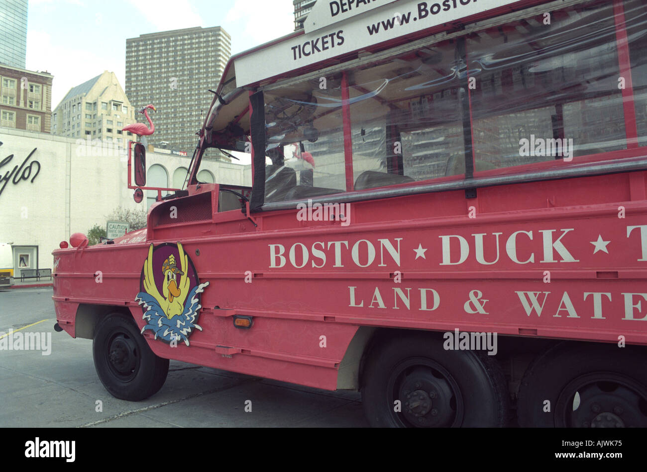 Duck Tours de Boston Massachusetts Banque D'Images