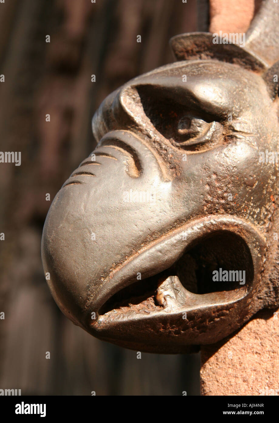 Gargouille de la Cathédrale Notre Dame de Strasbourg Banque D'Images