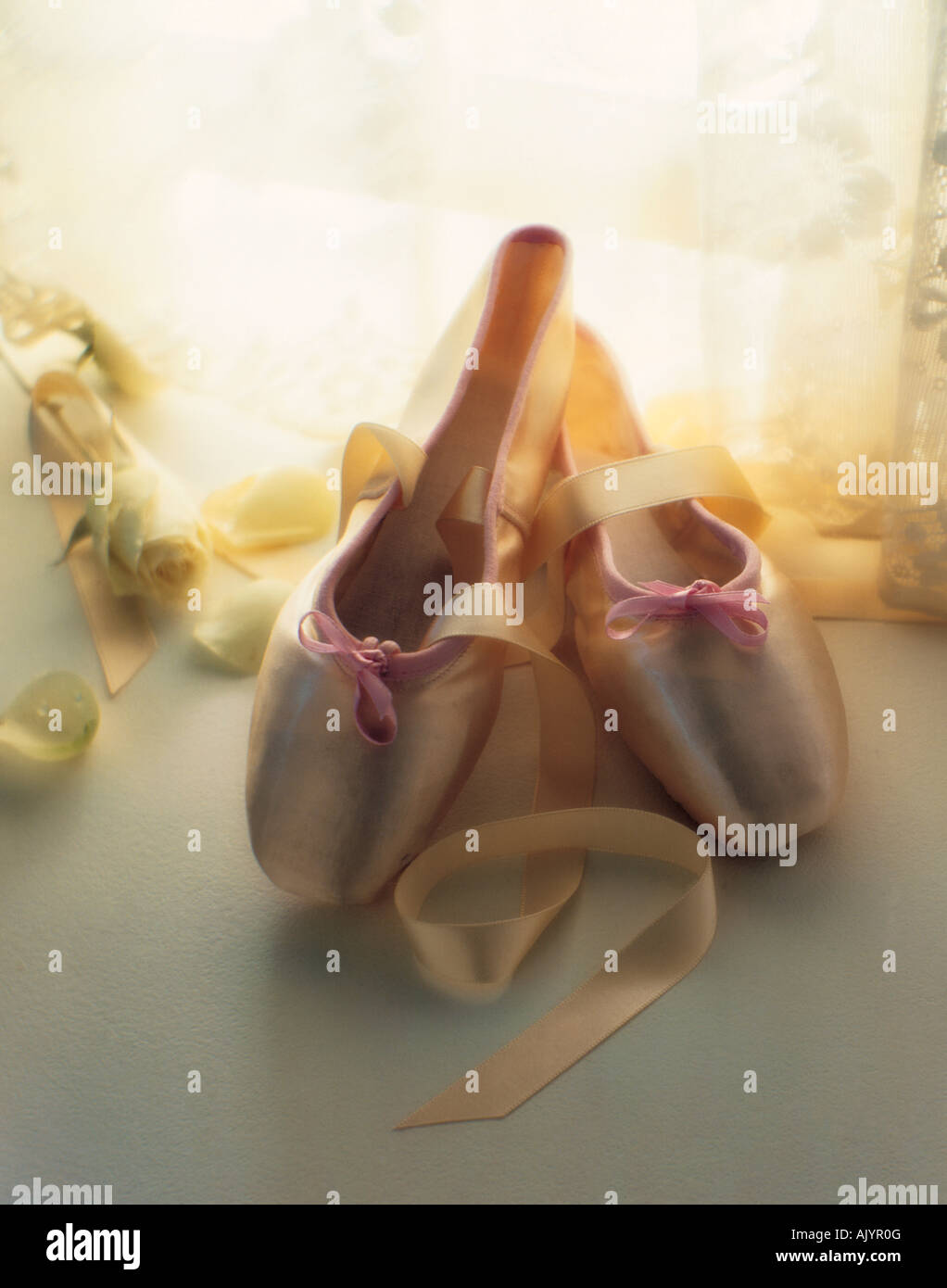 Still Life de chaussures de ballet. Banque D'Images