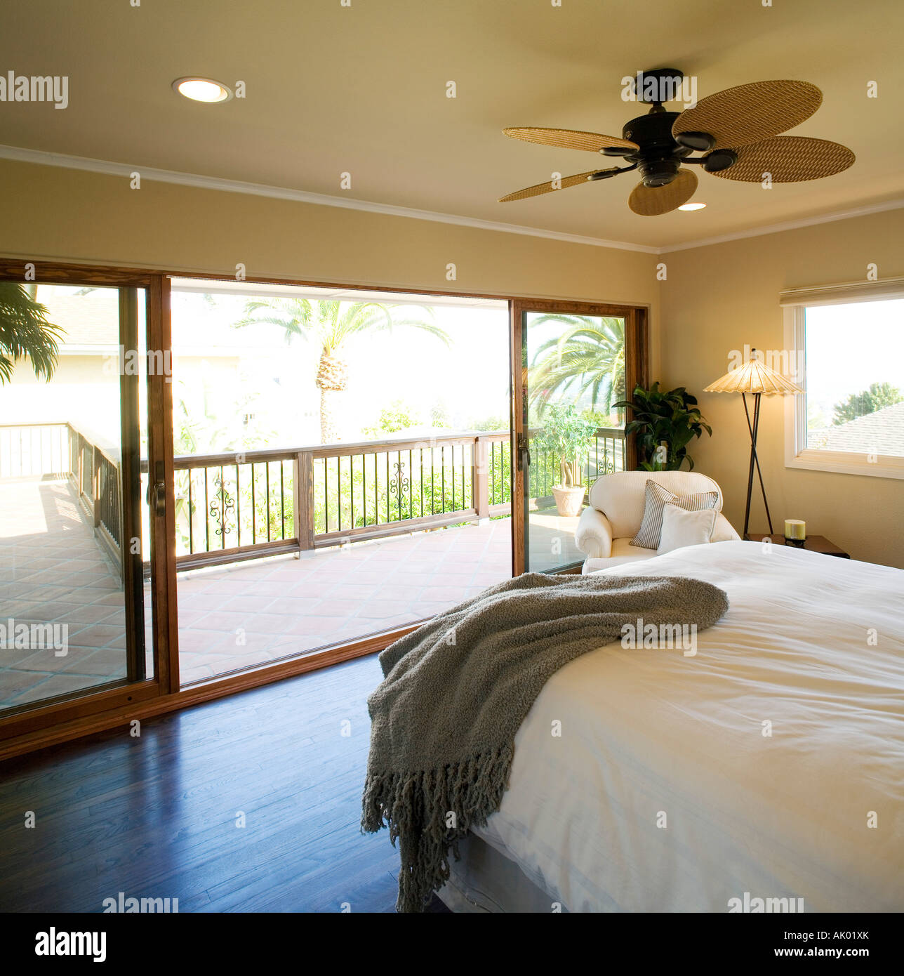 Intérieur d'une chambre traditionnelle Banque D'Images