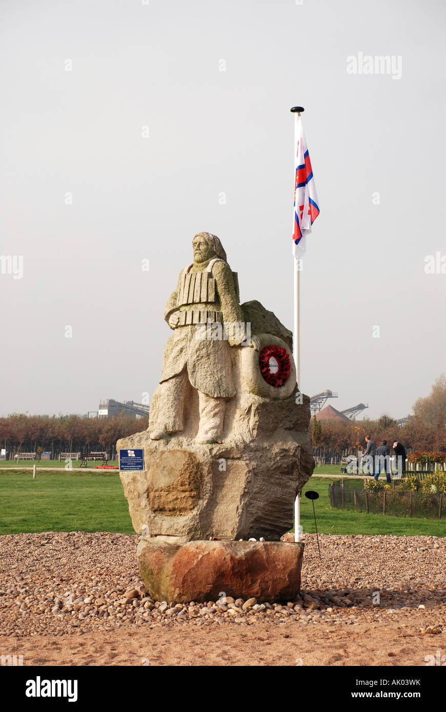 National Memorial Arboretum R N L I memorial de sauvetage Banque D'Images