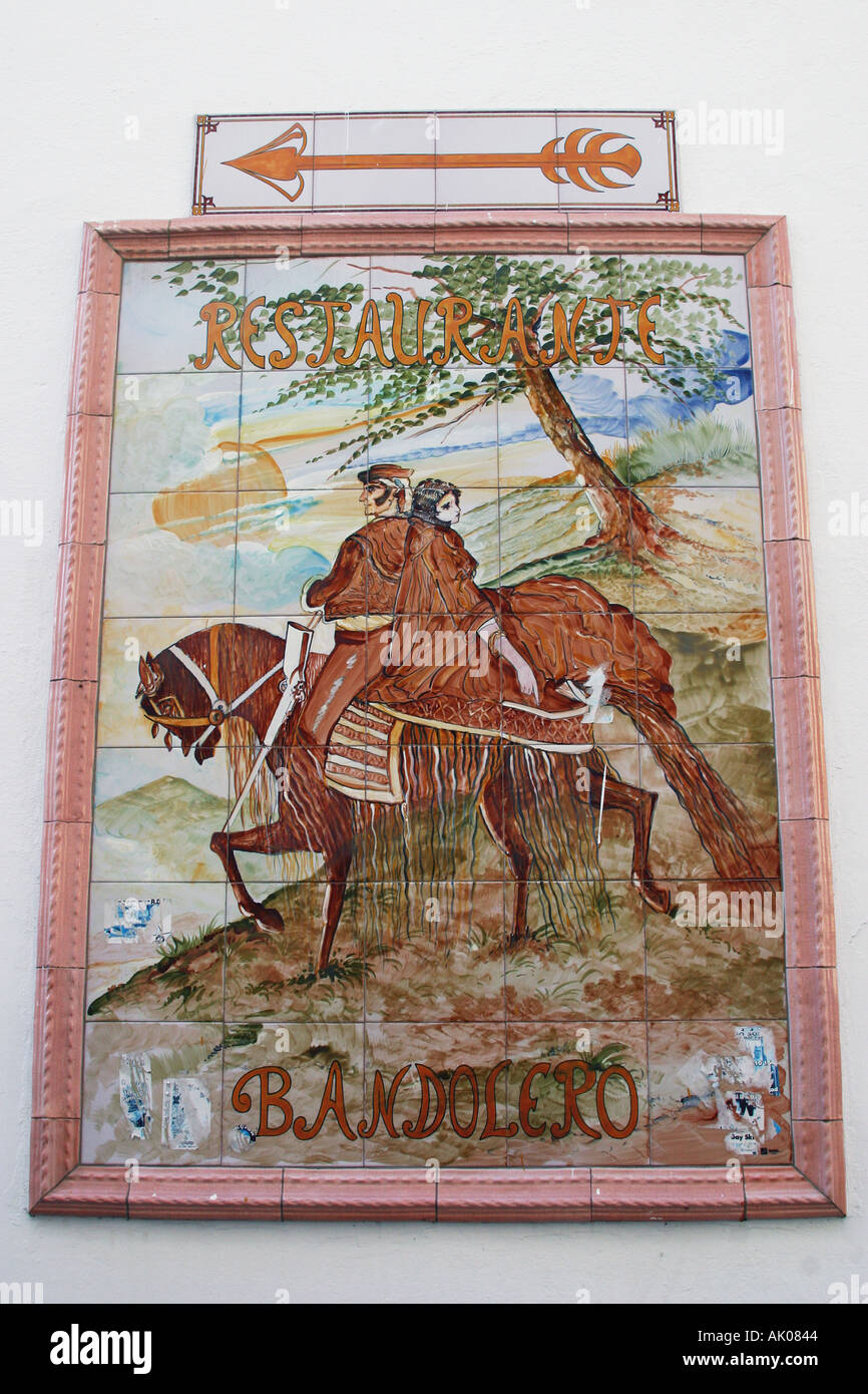 Cordoba Espagne Connexion street pour restaurant Banque D'Images