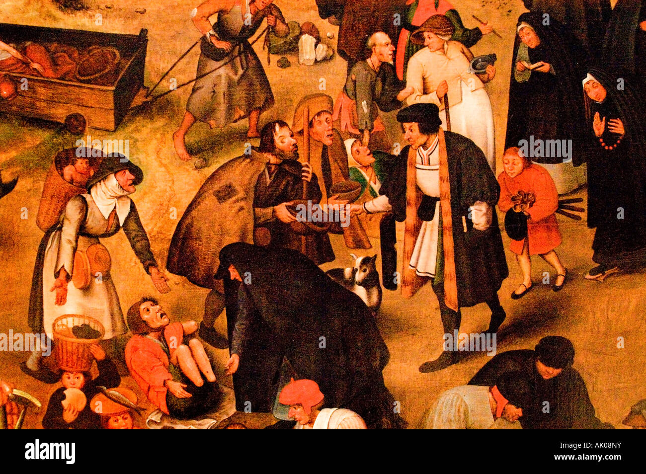 Pieter Breugel Brueghel 2 ll l'Aîné le combat entre Carnaval et Carême Brussel Anvers 1564 1638 Banque D'Images