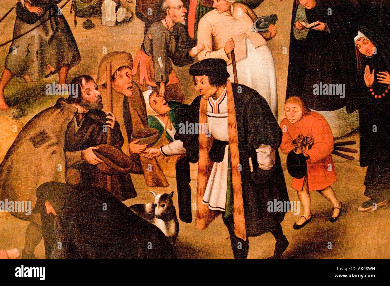 Pieter Breugel Brueghel 2 ll l'Aîné le combat entre Carnaval et Carême Brussel Anvers 1564 1638 Banque D'Images