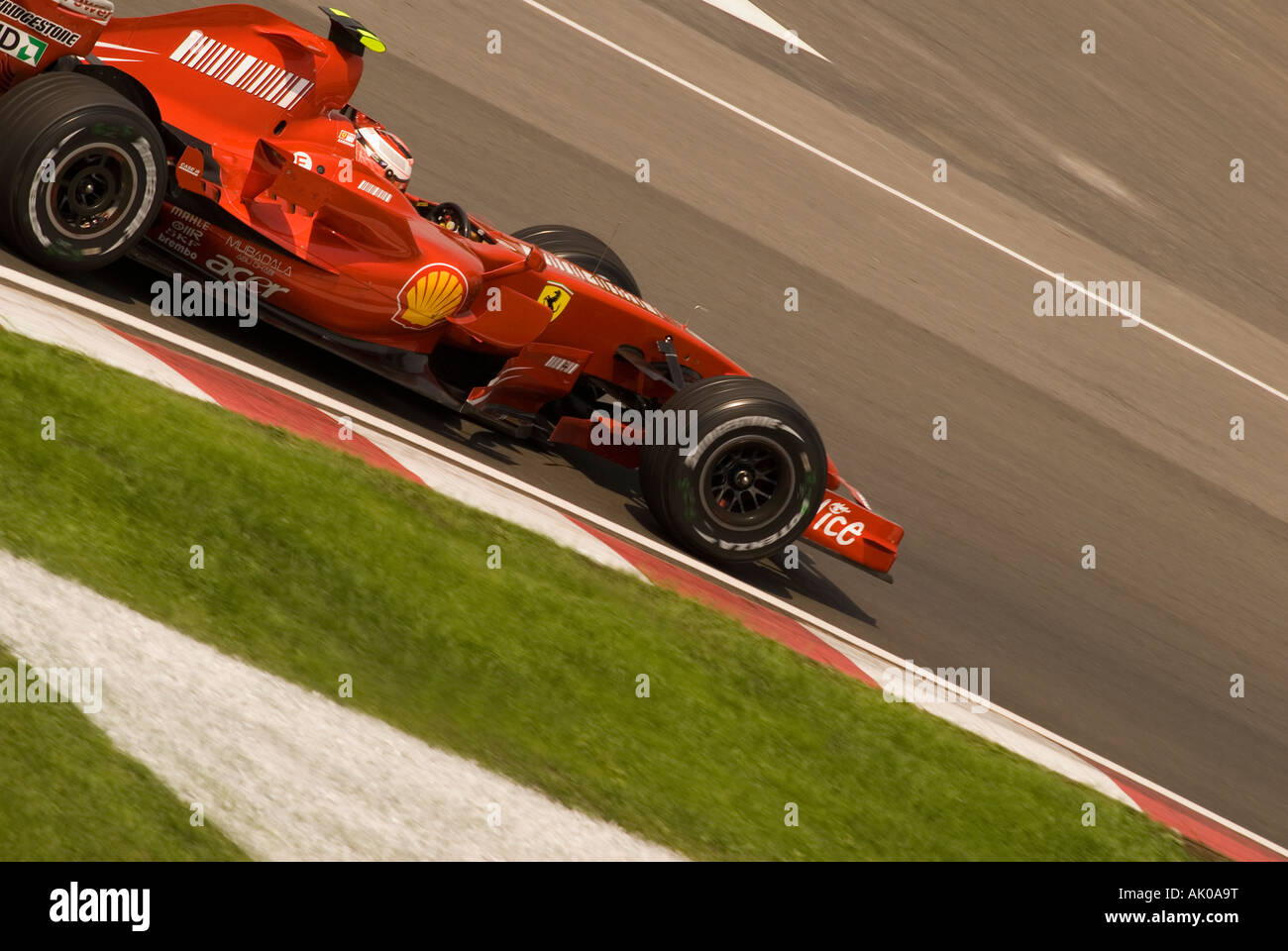 Pilote de voiture de course de Formule 1 et champion du monde Kimi Raikkonen à partir de la Finlande à la Montréal 2007 Grand Prix. Banque D'Images