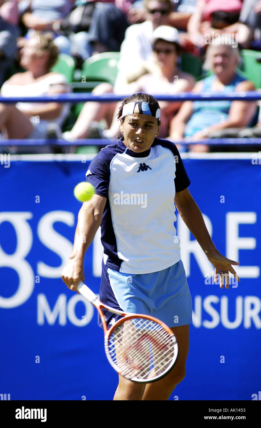 WTA EASTBOURNE 200603 CONCHITA MARTINEZ ESP Banque D'Images