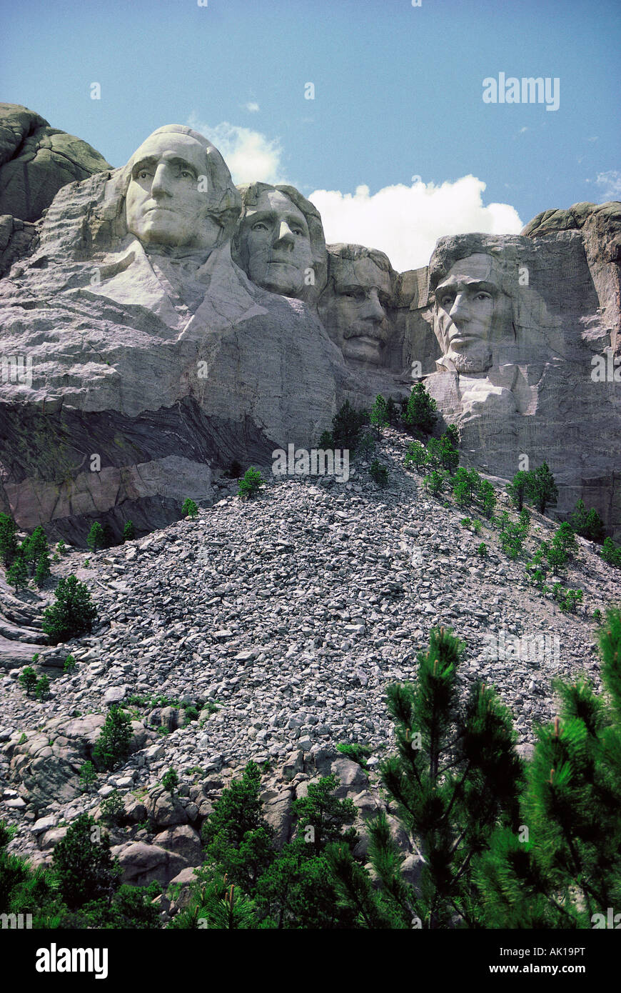 États-unis d'Amérique. Le Dakota du Sud. Le mont Rushmore monument. Banque D'Images