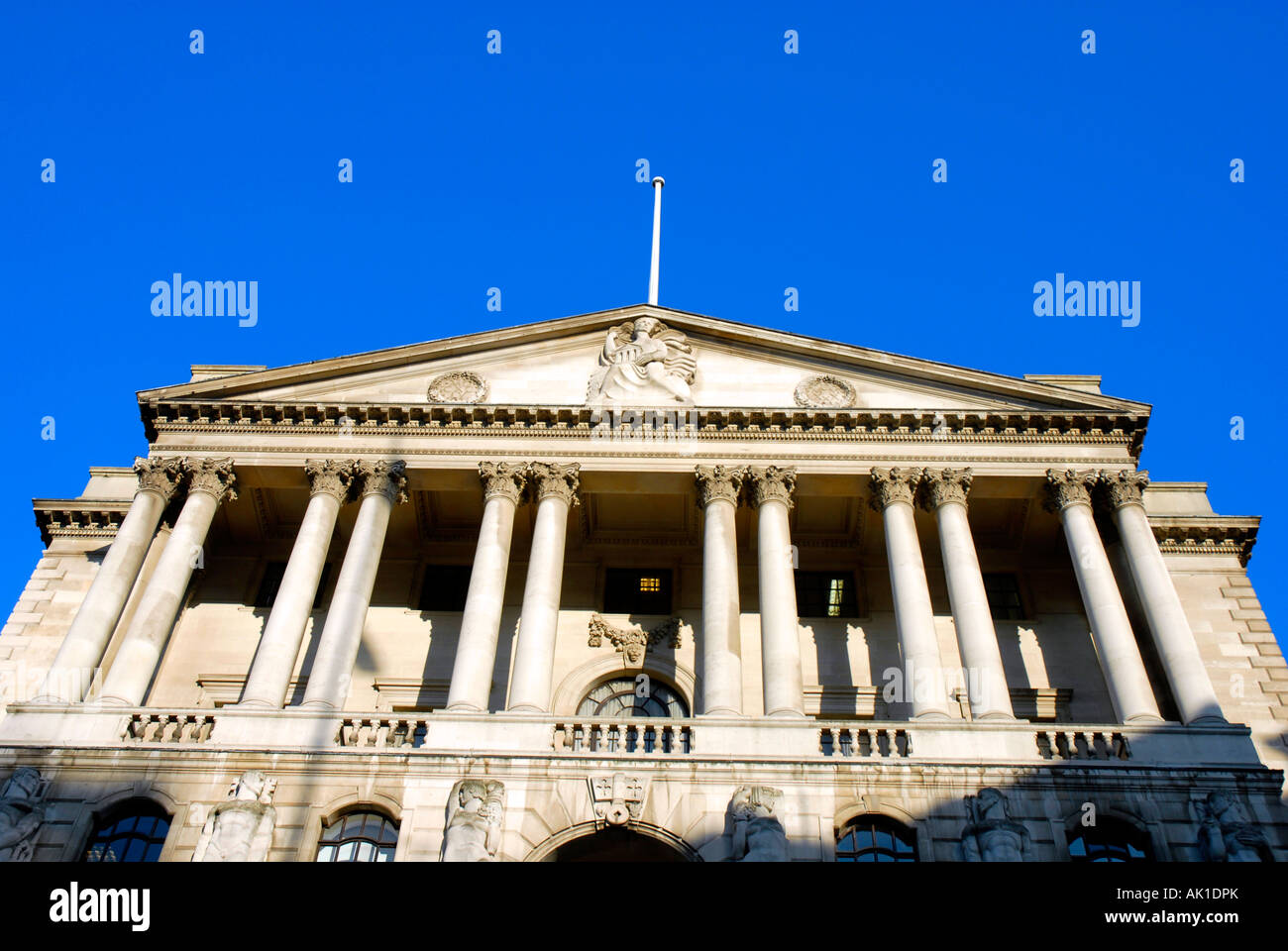 La Banque d'Angleterre à Threadneedle Street London UK parfois appelé la vieille dame de Threadneedle Street Banque D'Images