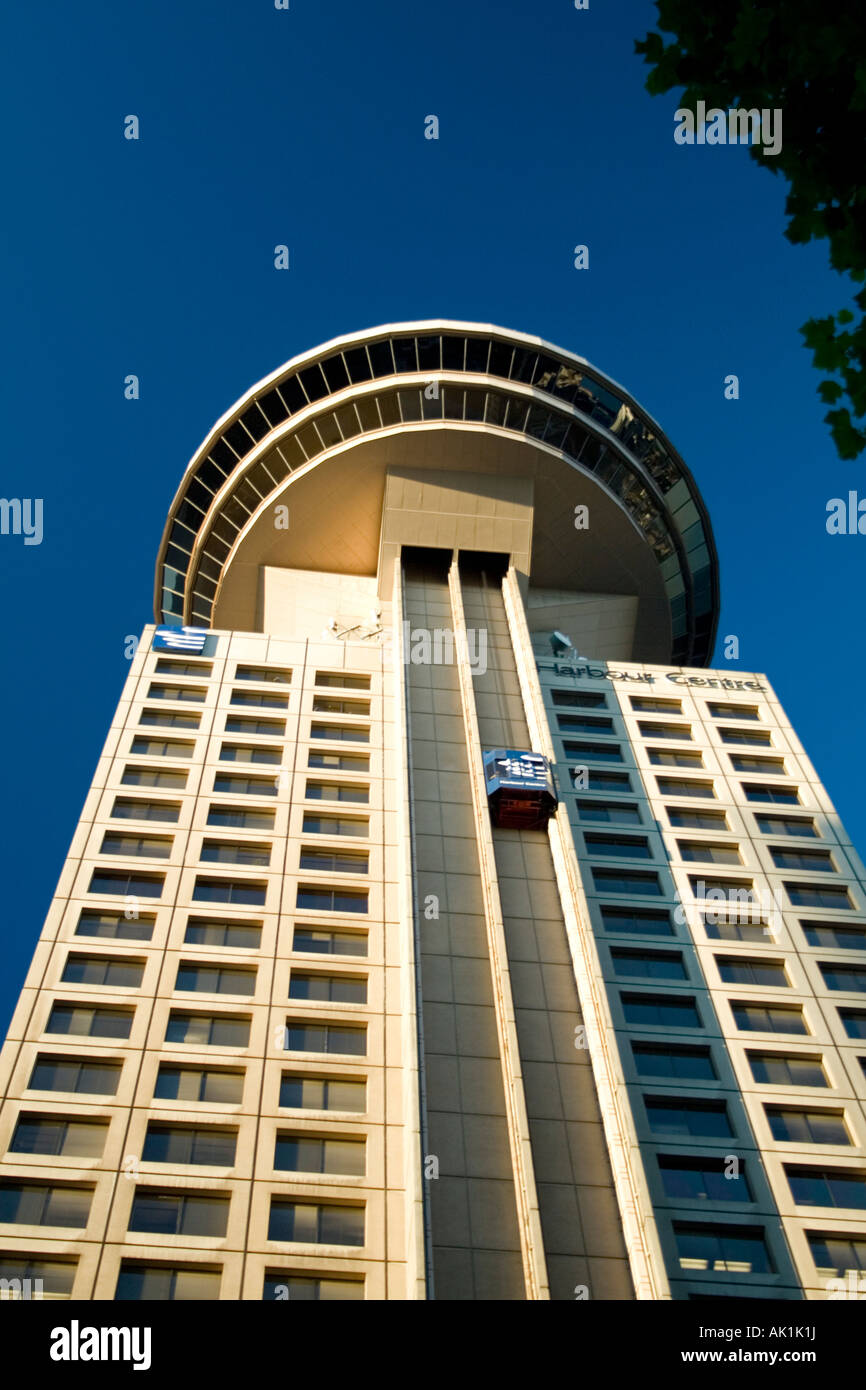 Bâtiment Harbour Centre à Vancouver, BC Banque D'Images