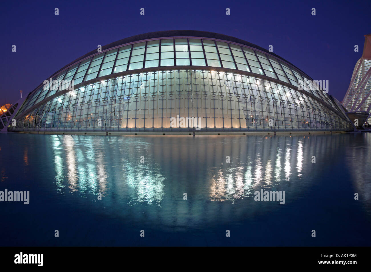 L'Hemisferic, Cité des Arts et des Sciences, Valence, Espagne Banque D'Images