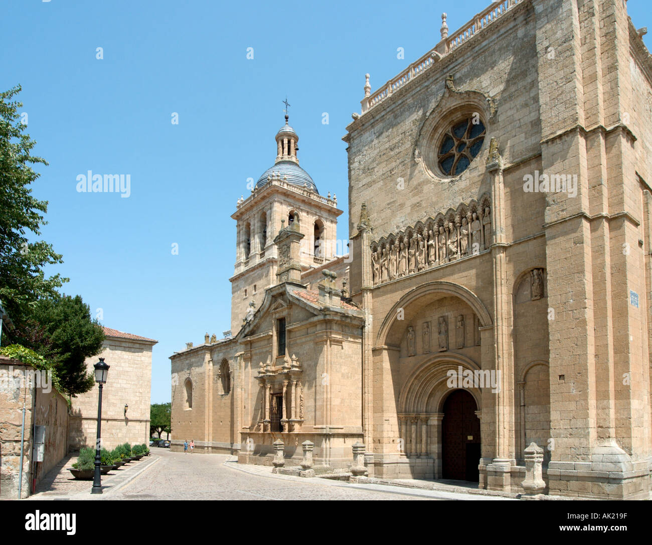 Cathédrale, Ciudad Rodrigo, Castilla y Leon, Espagne Banque D'Images