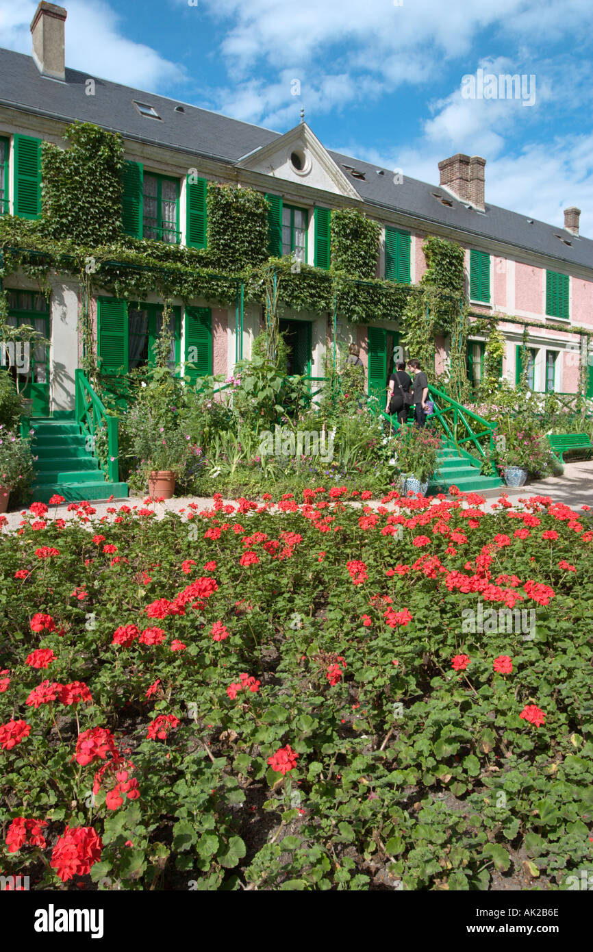 La maison et du jardin de Monet, Giverny, la Normandie, France Banque D'Images