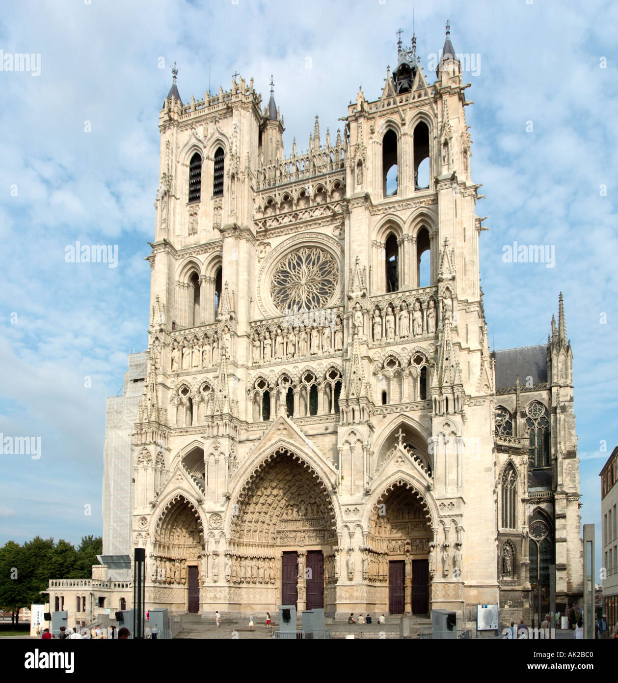 Cathédrale de Notre Dame, Amiens, Somme, Picardie, France Banque D'Images