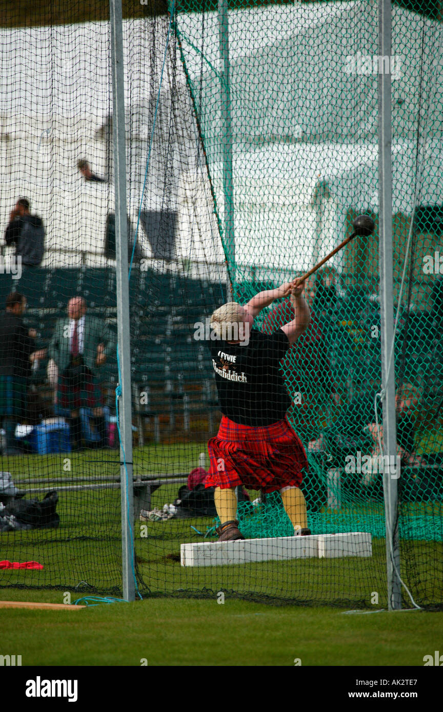 Collecte de Braemar Highland Games, événement lourd Scotand, Royaume-Uni, Europe Banque D'Images