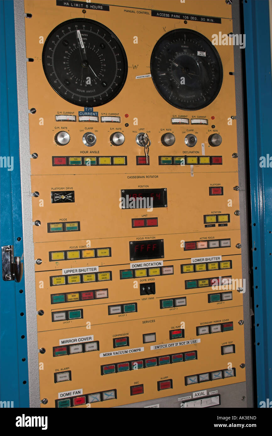 Télescopes au sommet du monde Banque D'Images