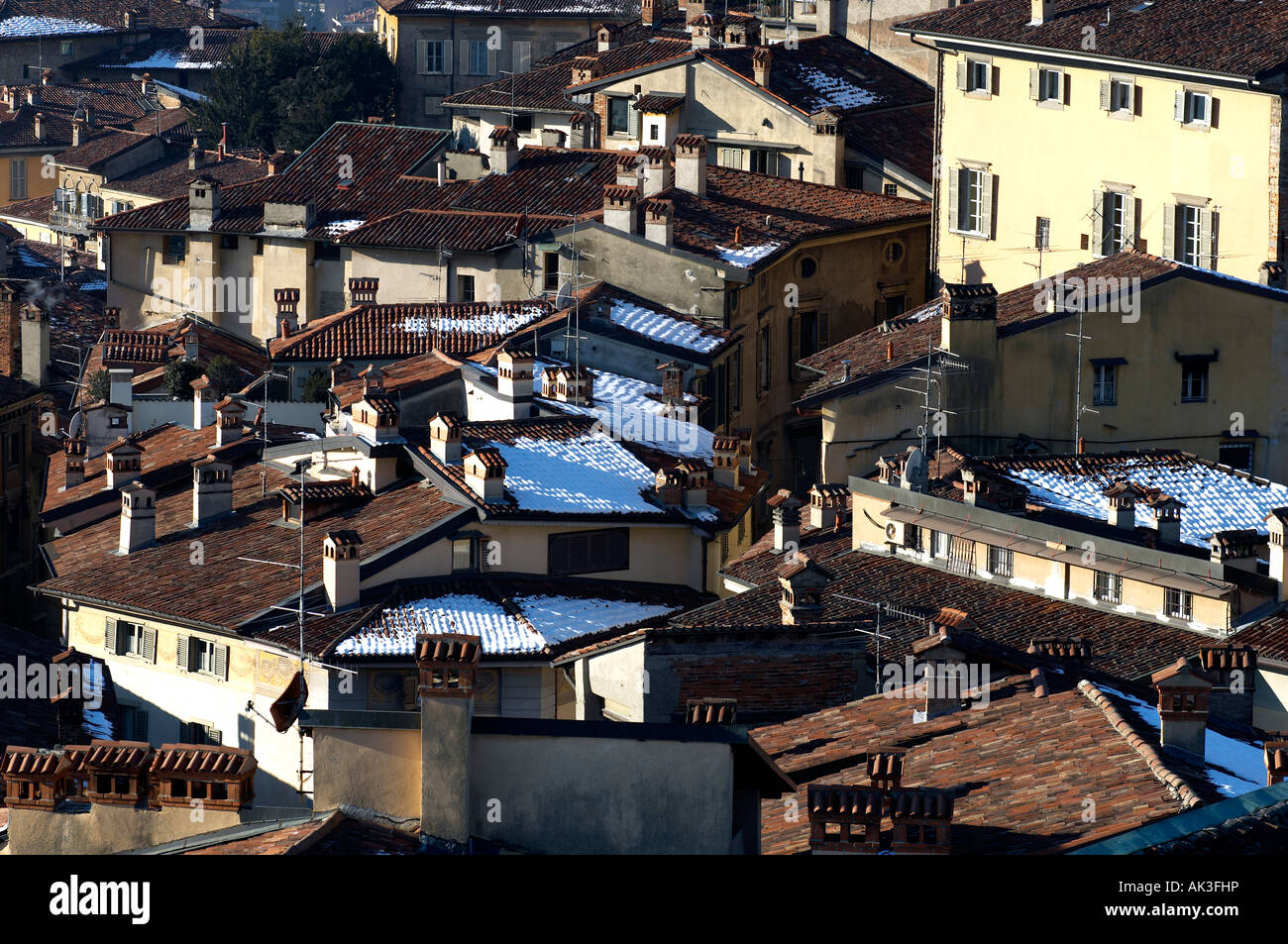 La ville haute de Bergame Banque D'Images