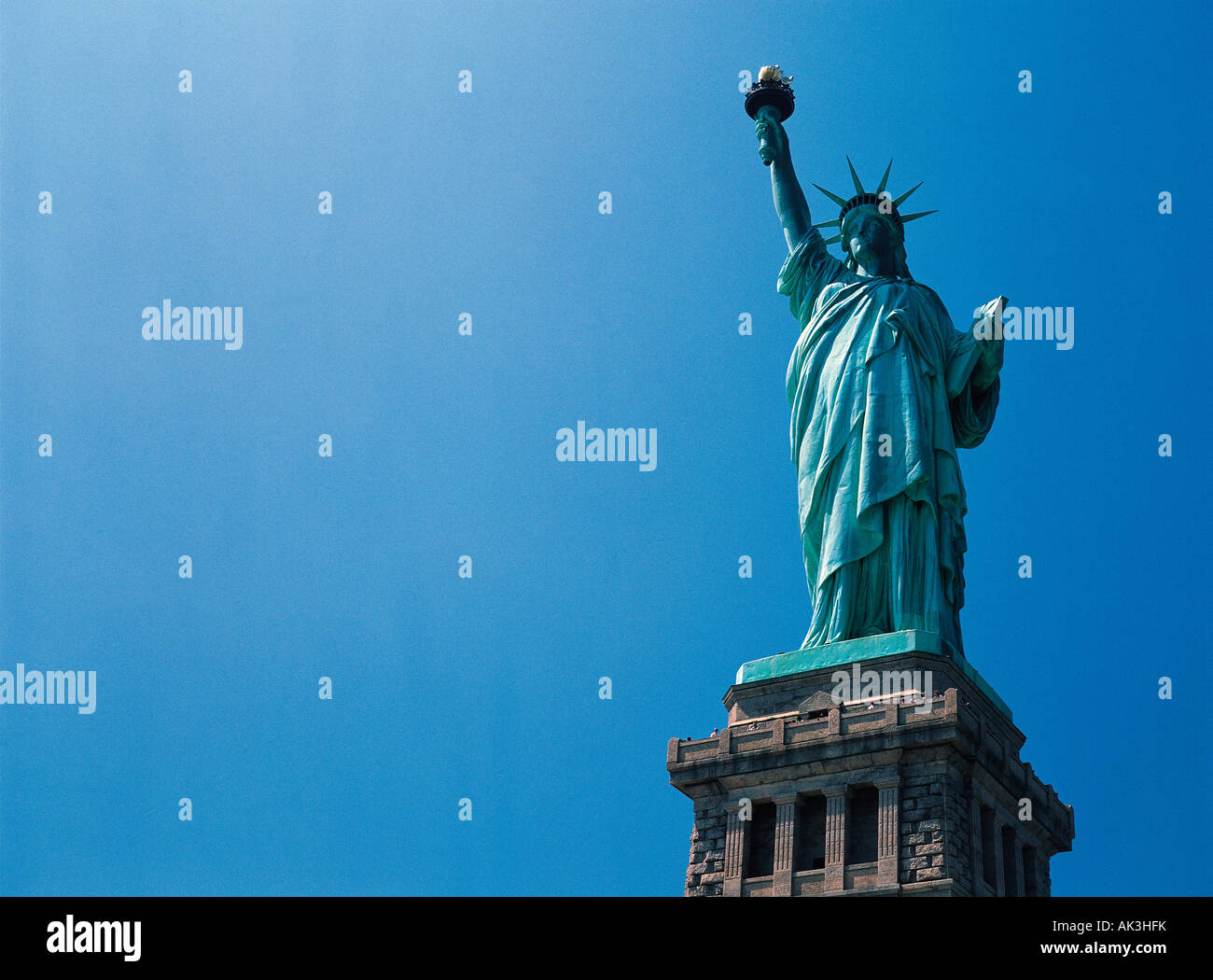 États-unis d'Amérique. La ville de New York, Statue de la liberté. Banque D'Images