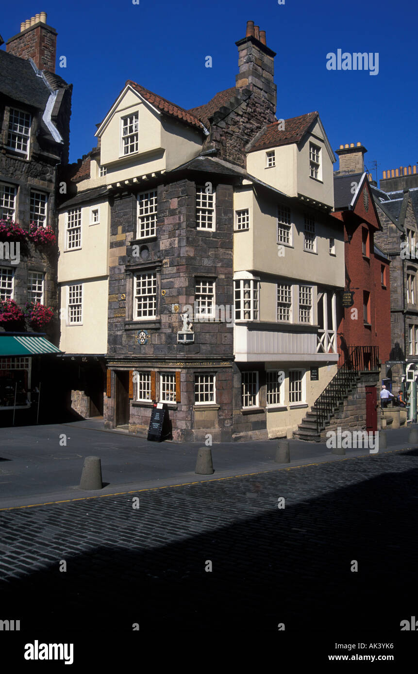 John Knox house Royal Mile Edinburgh Scotland UK Banque D'Images