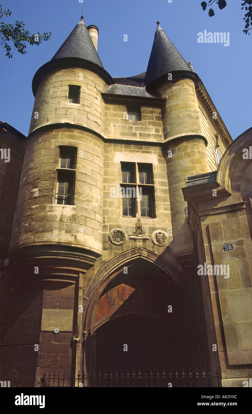 Hôtel De Clisson 58 rue des Archives Paris France Banque D'Images Hôtel De Clisson 58 rue des Archives Paris France Banque D'Images