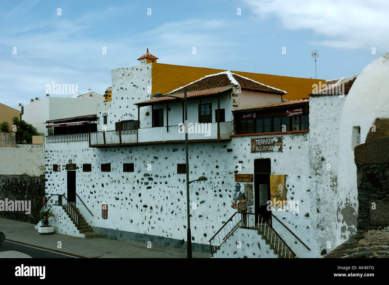 Maison typique des Canaries, Tenerife Banque D'Images