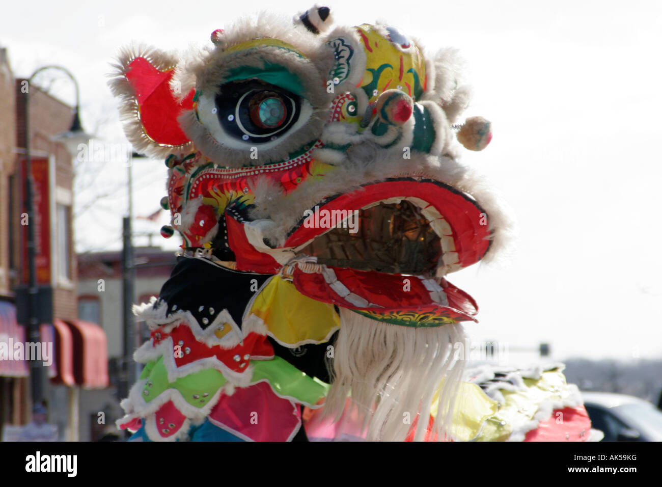 Célébration Dragon du Nouvel An chinois Banque D'Images