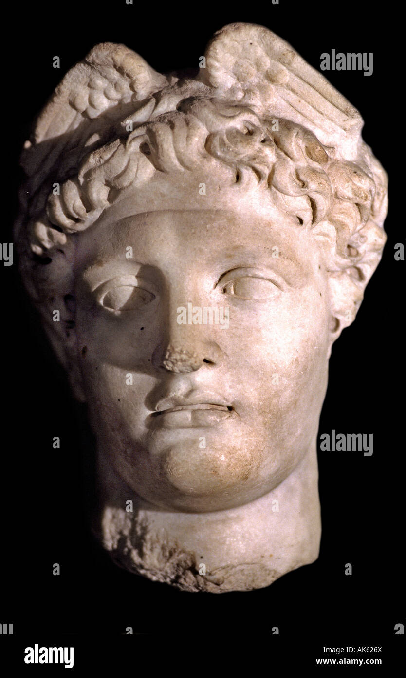 Dans la mythologie grecque, Hermès est le dieu de l'Olympe Banque D'Images