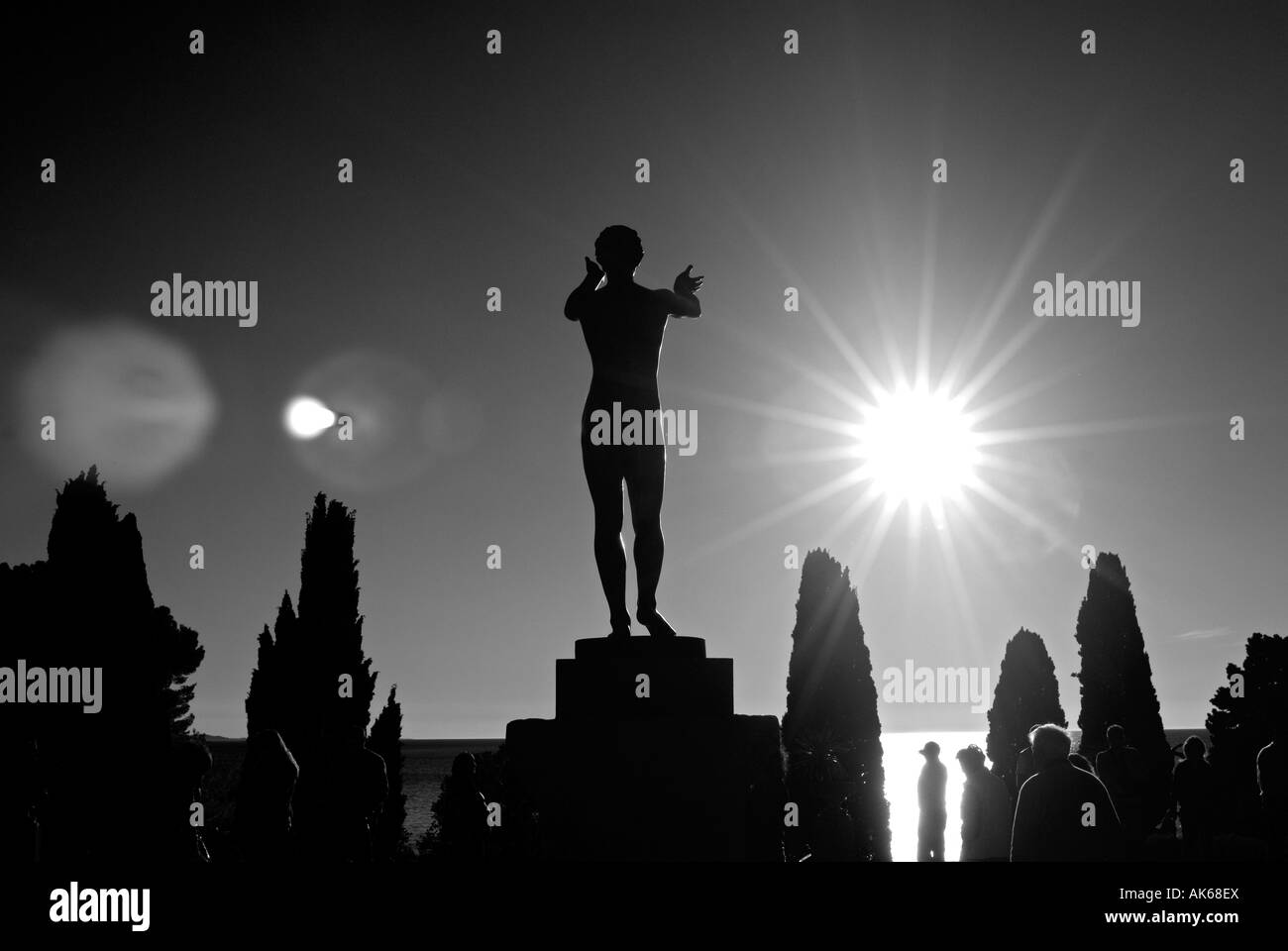 Miramare Trieste Italie 2007 La mer Banque D'Images