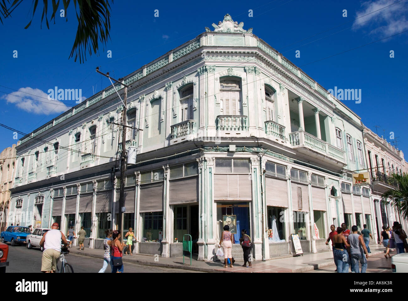 Maison coloniale / Cienfuegos Banque D'Images