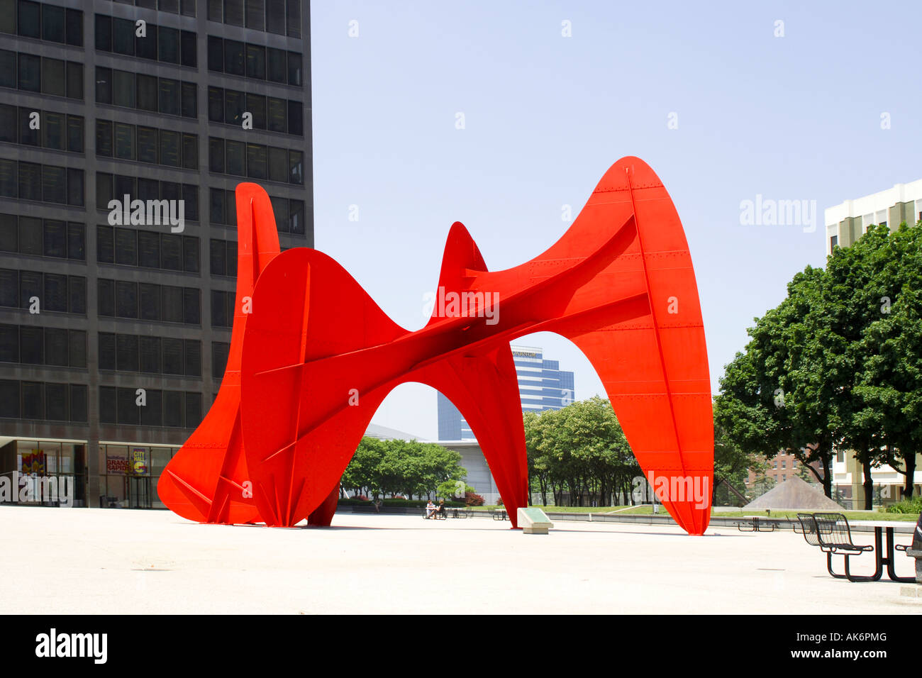 La Grande Vitesse Sculpture à Grand Rapids Michigan MI Banque D'Images