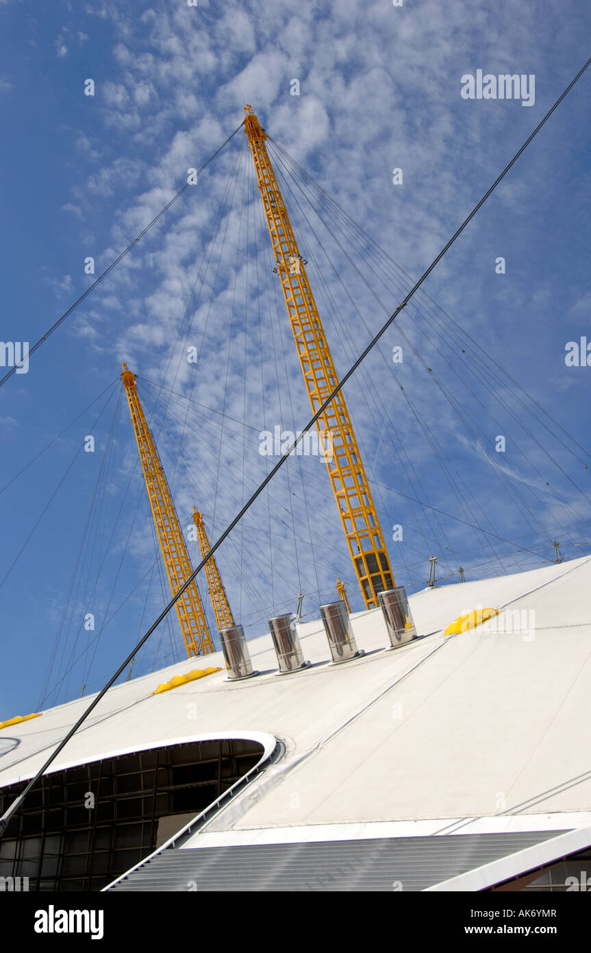 L'O2 arena Millennium Dome, Londres, Royaume-Uni Banque D'Images