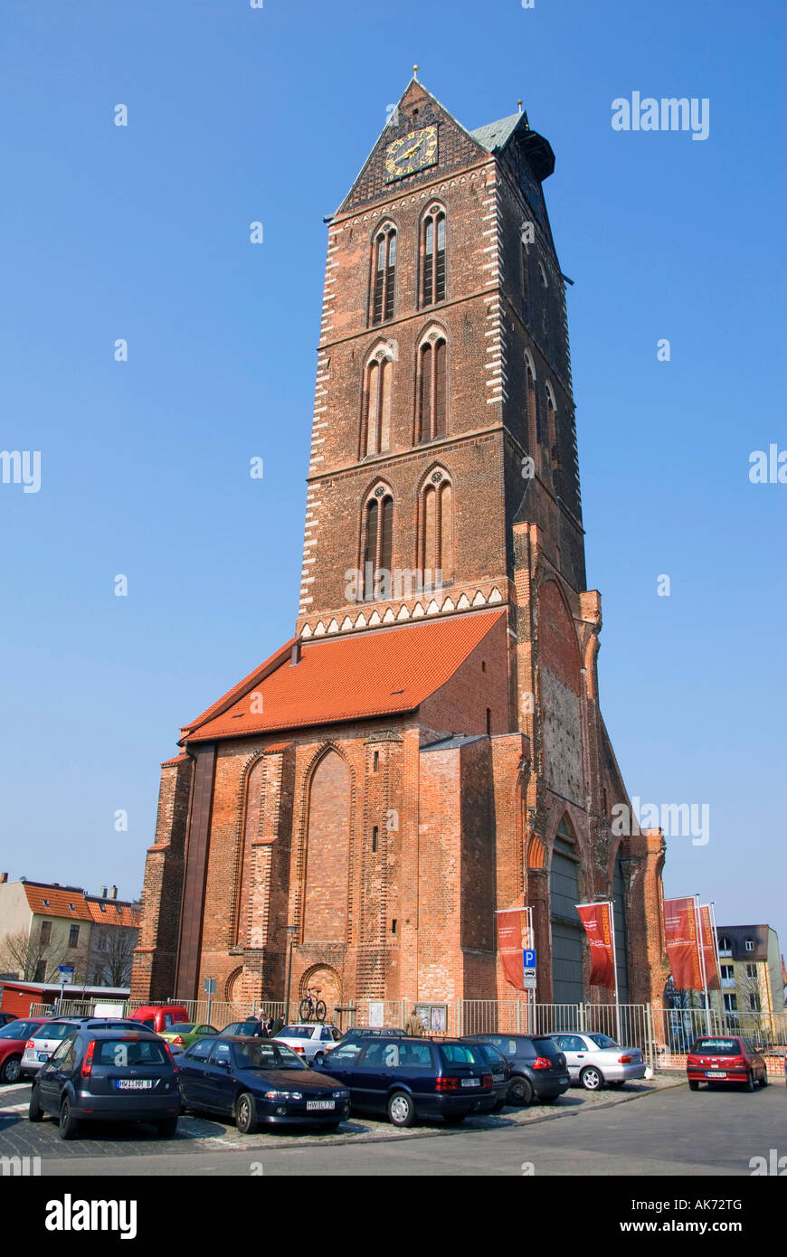 L'église St Marien / Wismar Banque D'Images