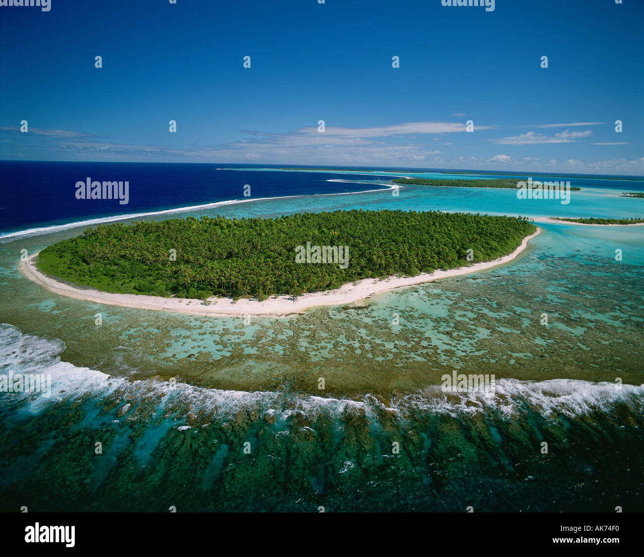 Tetiaroa Polynésie Française Banque D'Images