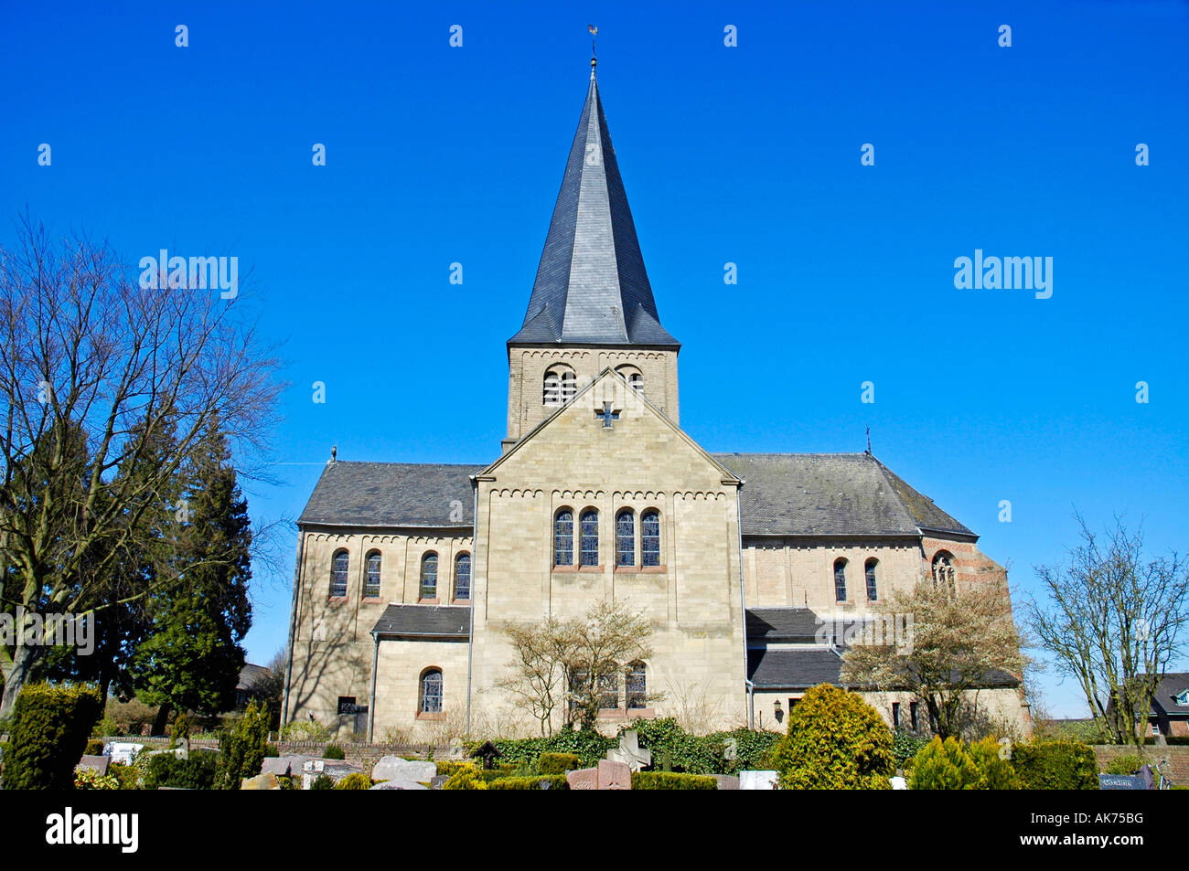 L'église St Markus / Bedburg-Hau Banque D'Images