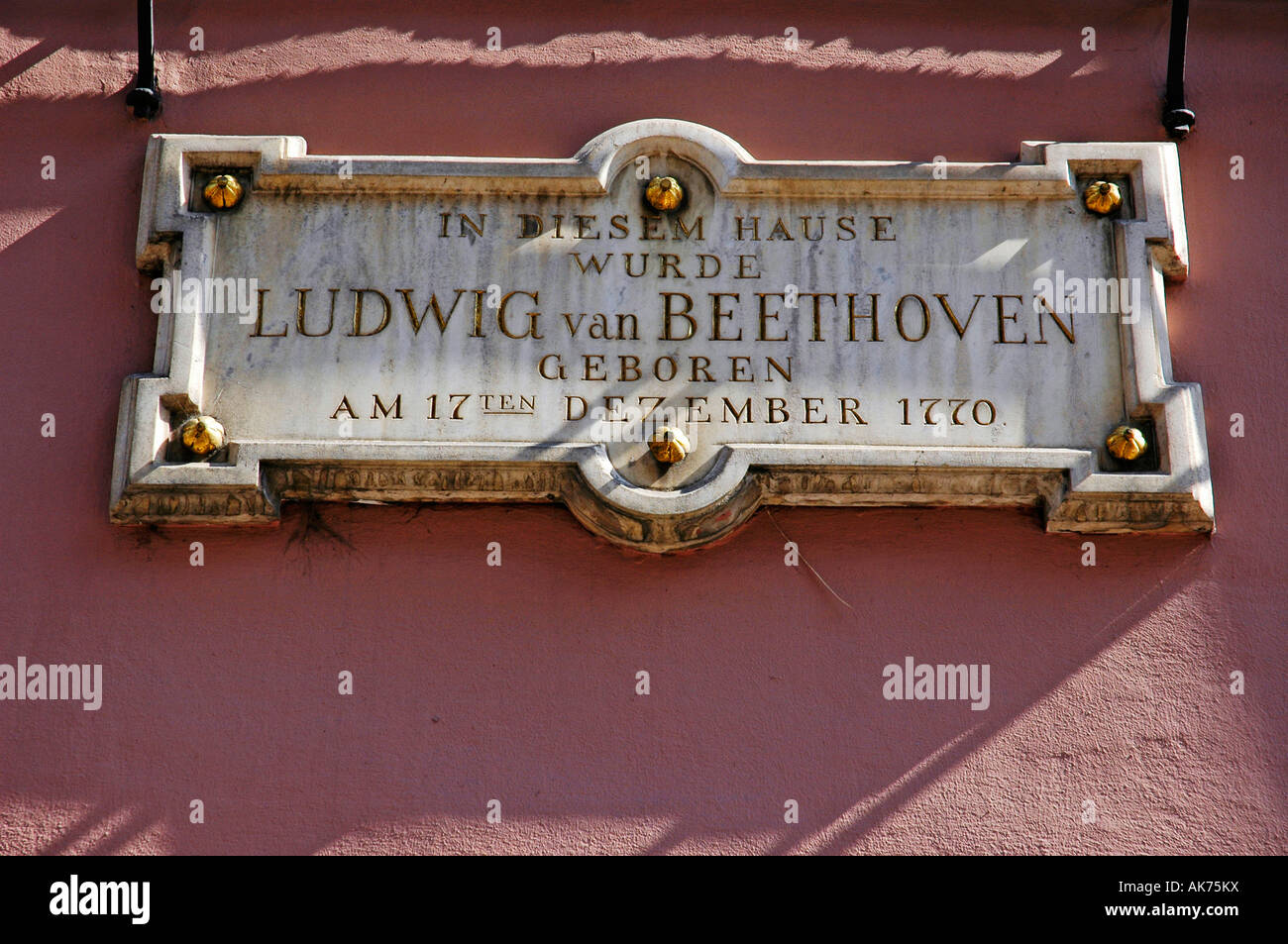 Maison de Beethoven / Bonn Banque D'Images