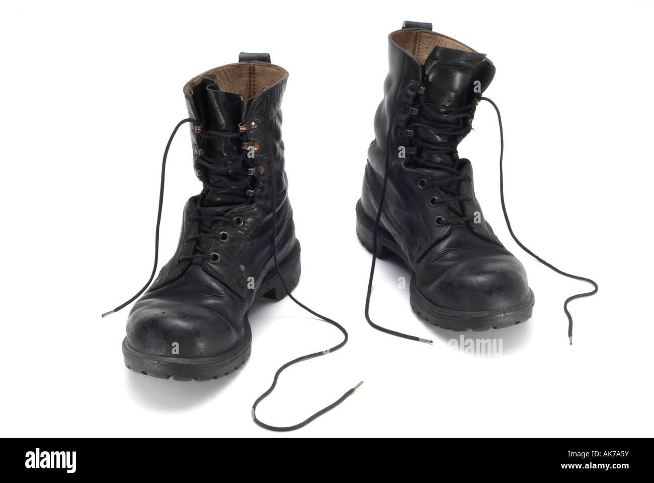 Bottes En Cuir Armée Coloniale Années 30 - Taille 41, Fait Main, Vintage