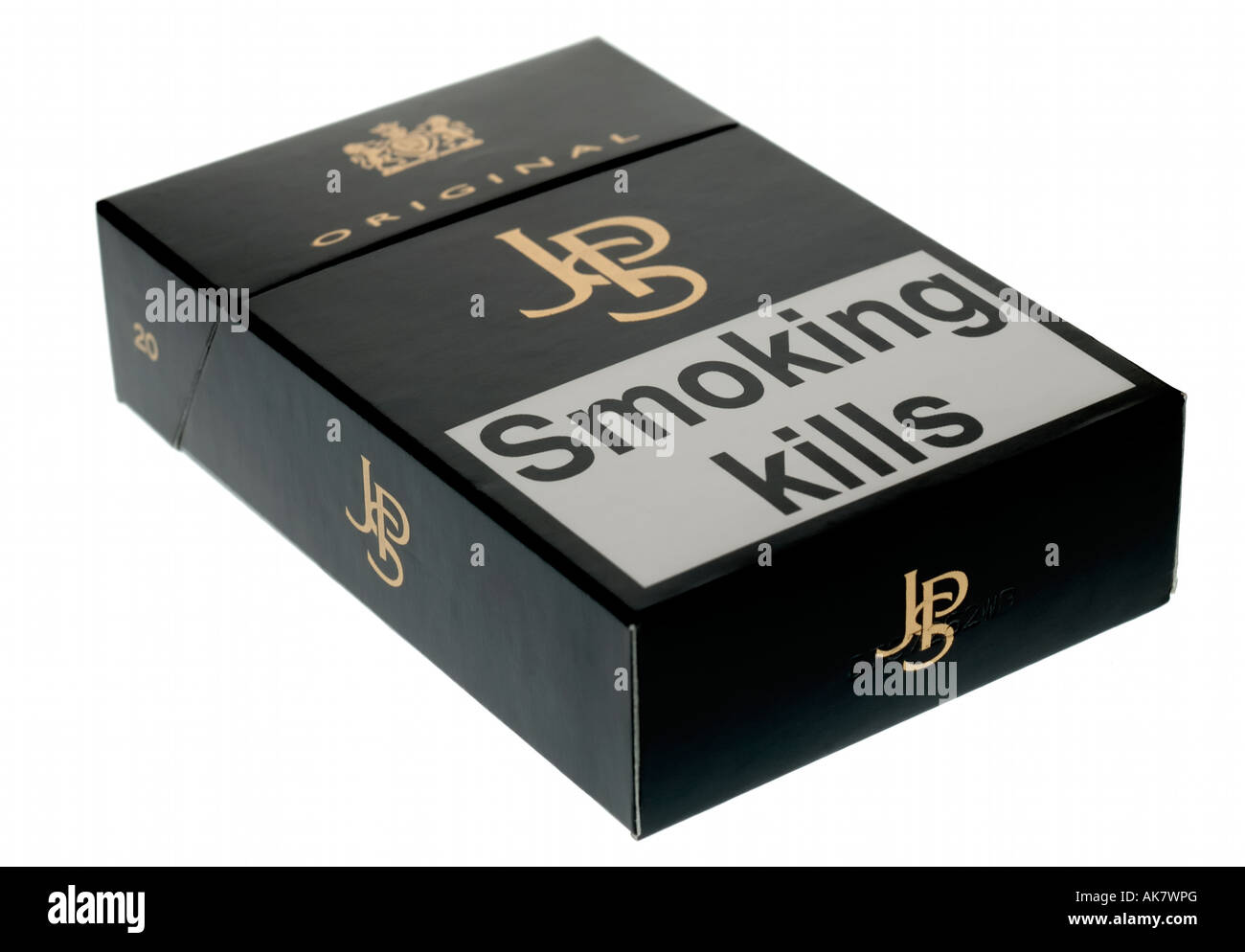 Un paquet de vingt cigarettes John Player Special. Banque D'Images