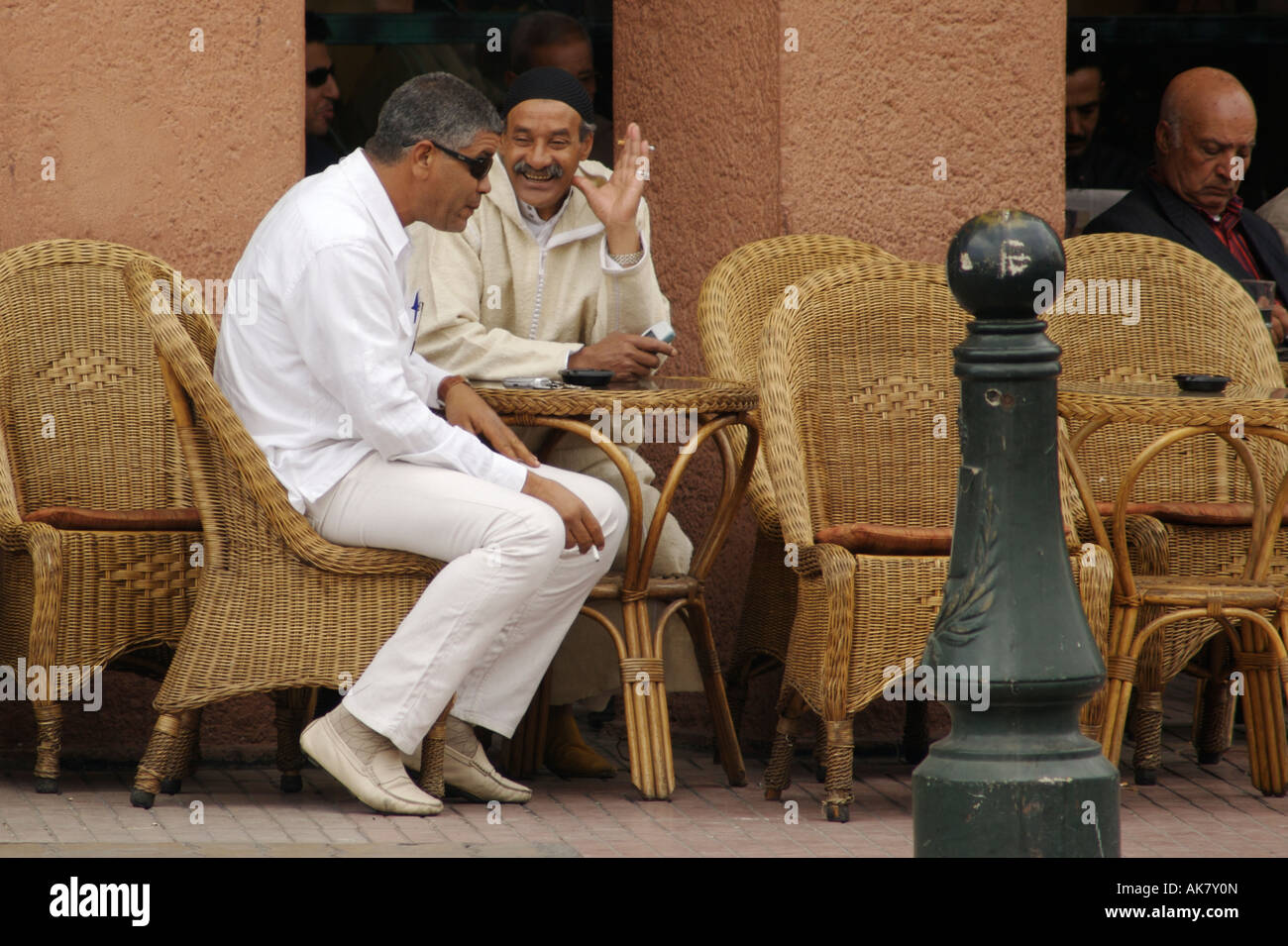 La société café Marrakech Banque D'Images