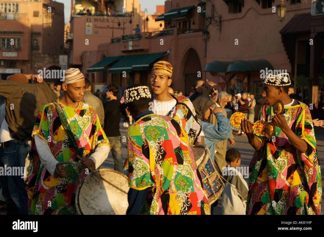 Jamaa el Fna Marrakech Banque D'Images