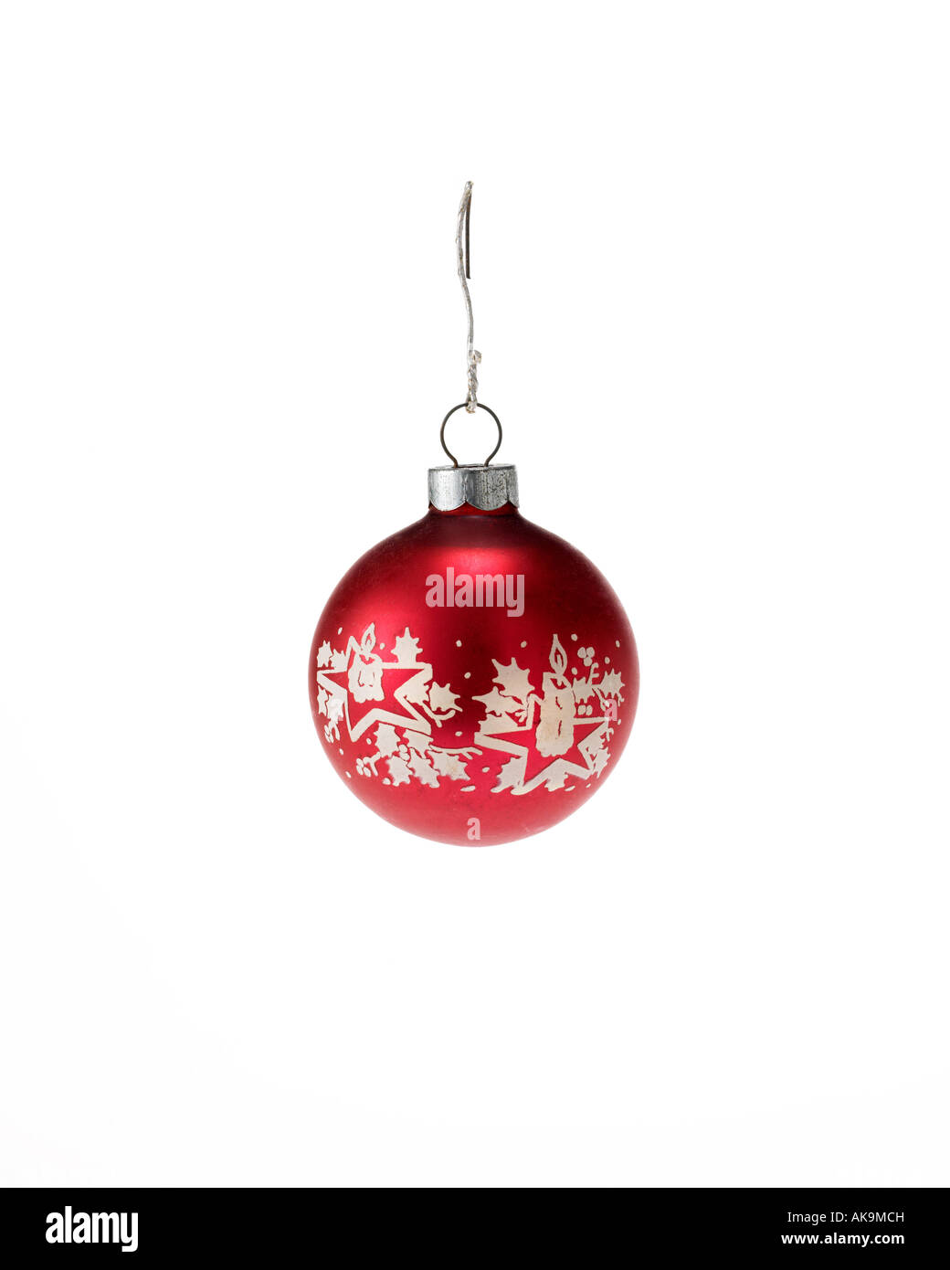 Christmas ornament hanging raccroché Banque D'Images