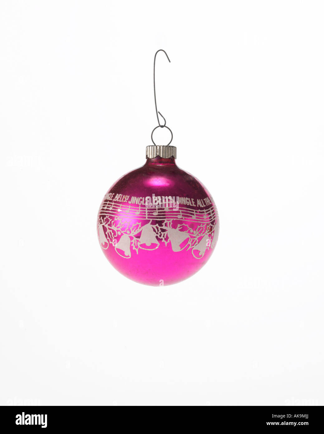 Christmas ornament hanging raccroché Banque D'Images
