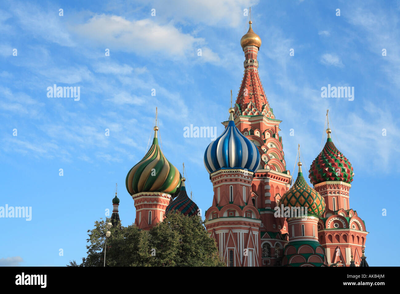 La Cathédrale Saint-Basile, place Rouge, Moscou, Russie Banque D'Images