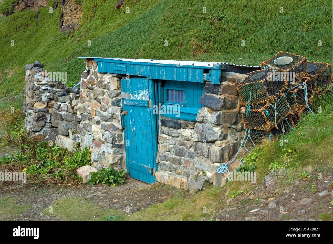 cabane de pêcheur Banque D'Images