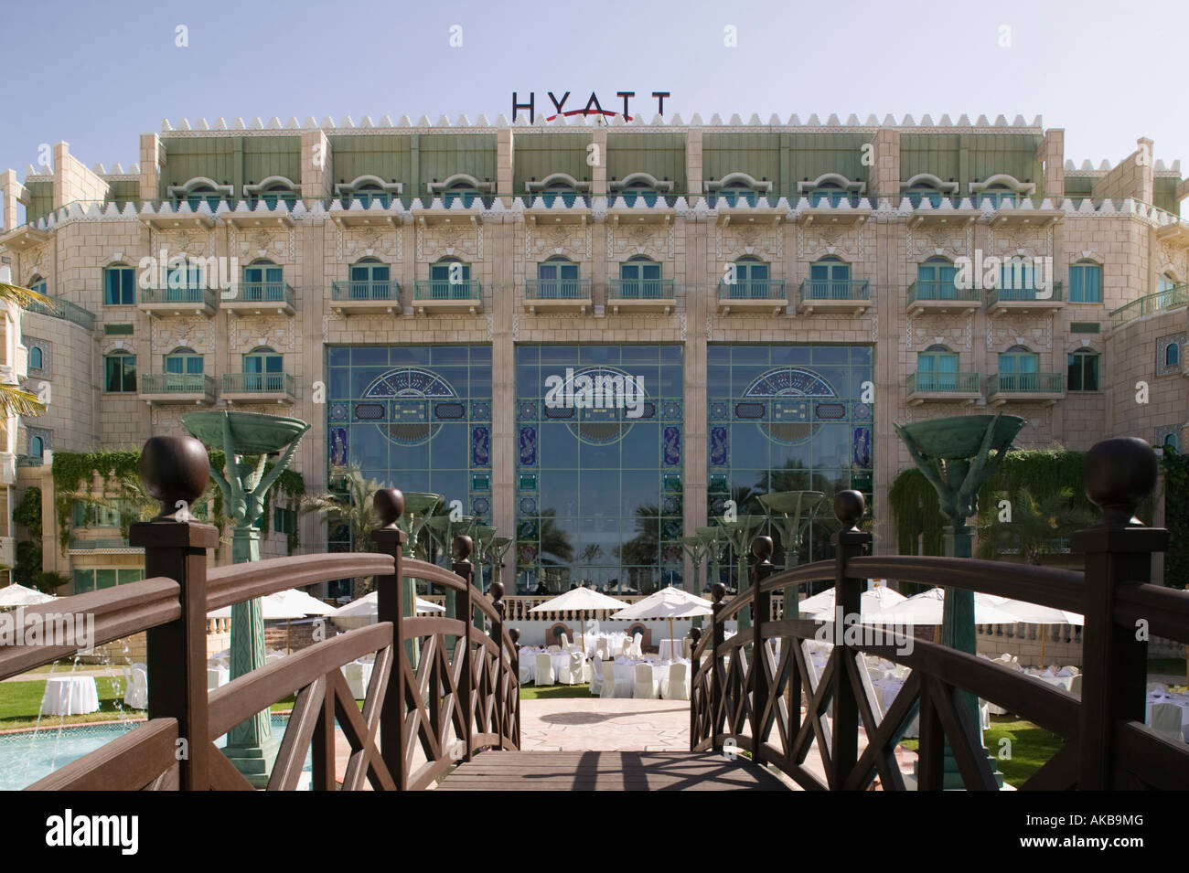 Oman, Muscat, Shatti Al Qurm-, Grand Hyatt Hotel Banque D'Images