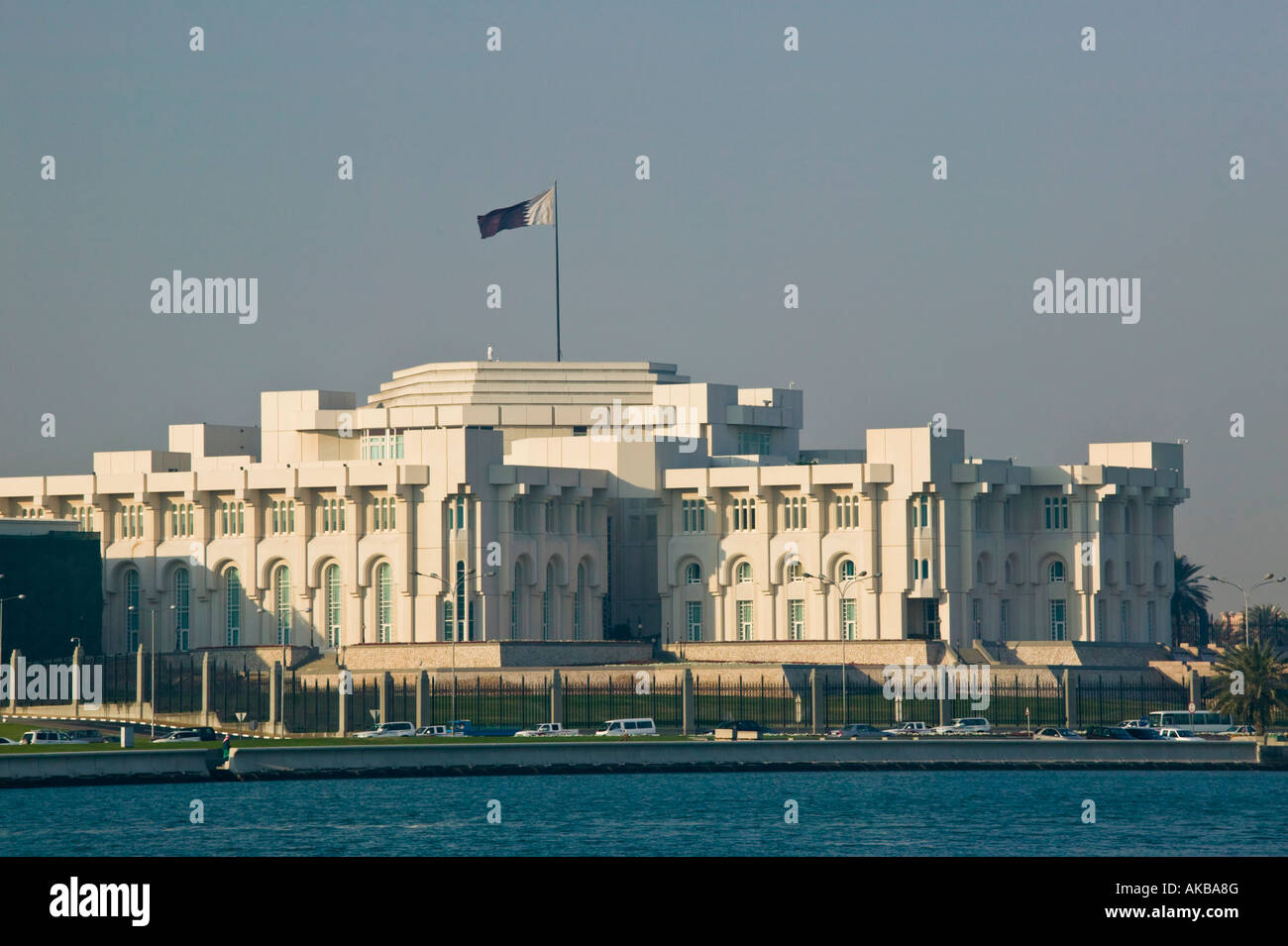 L'Émir du Qatar, Doha, Diwan, Palais de l'Émir du Qatar Banque D'Images