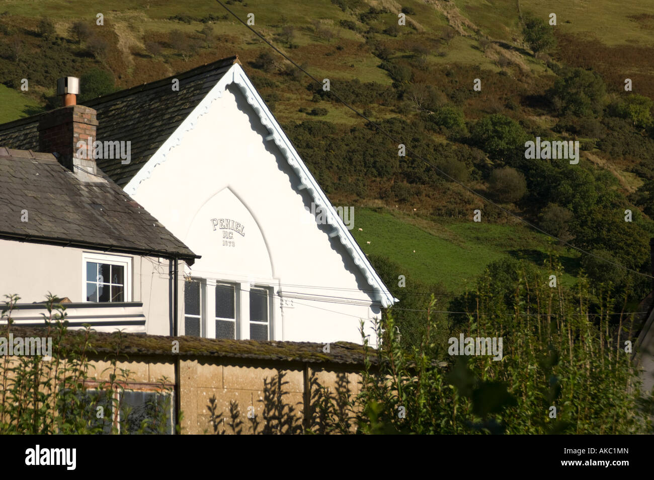 Penniel Mallwyd chapelle anticonformiste village dans la vallée Dyfi Powys Pays de Galles UK Banque D'Images