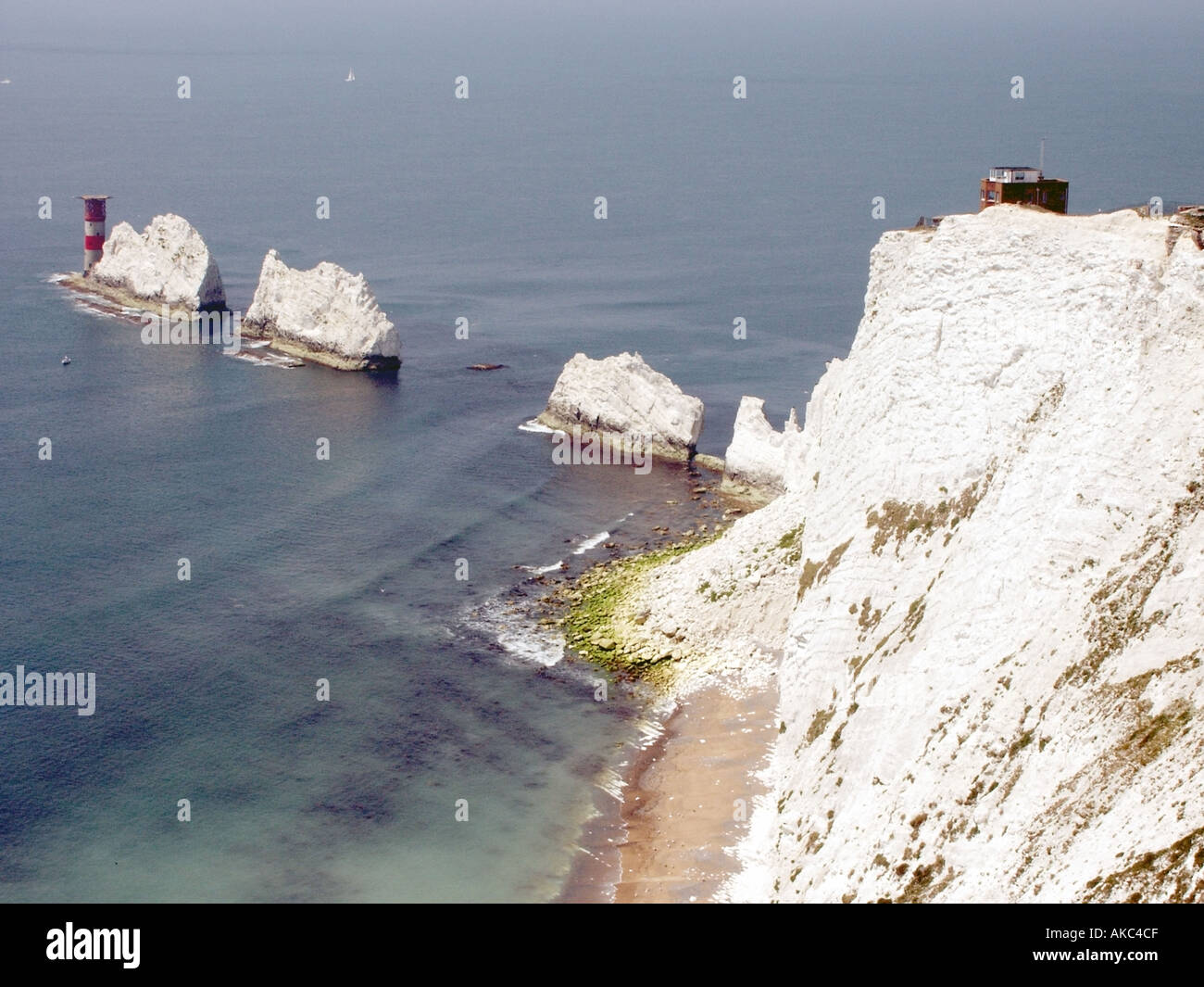 Les aiguilles de l'île de Wight Banque D'Images